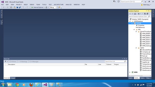 Stored Procedure in Project